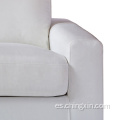 El sofá moderno de la tela blanca fija el sofá de los muebles de la sala de estar